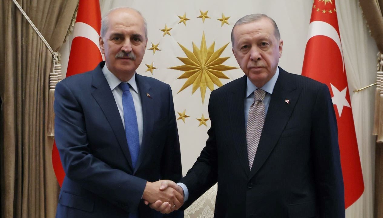 cumhurbaskani erdogannuman kurtulmusu kabul etti ektmZ63m
