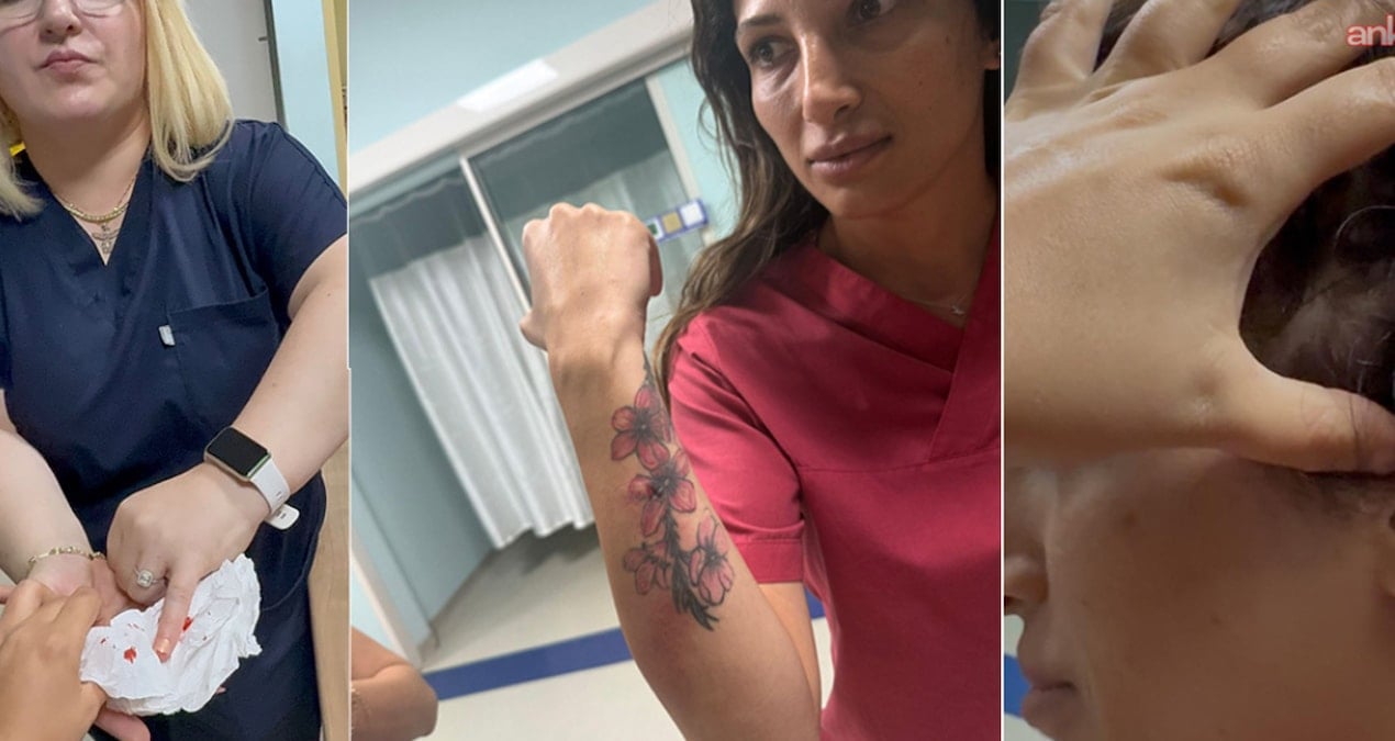 hamidiye etfal hastanesinde saglik calisanlari darp edildi DiVtBuav